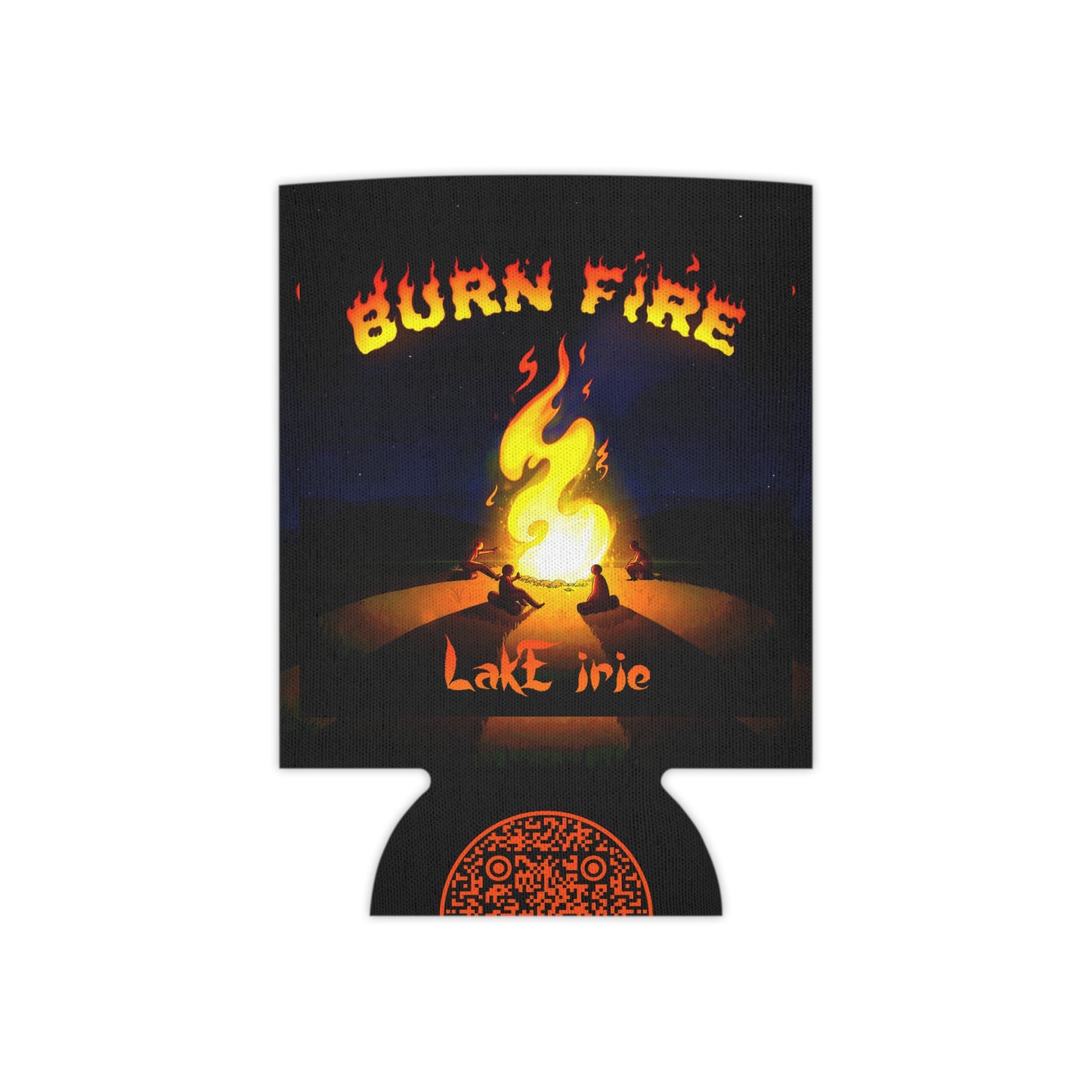 Burn Fire Can Cooler